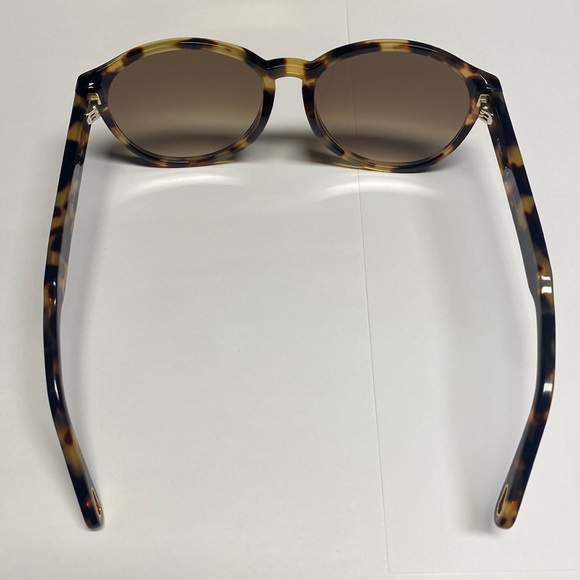 Chloe Womens Gradient Brown Round Sunglasses - Picture 4 of 8